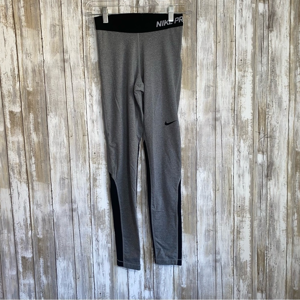 Nike Grey Warm Training Tights - Picture 2 of 7